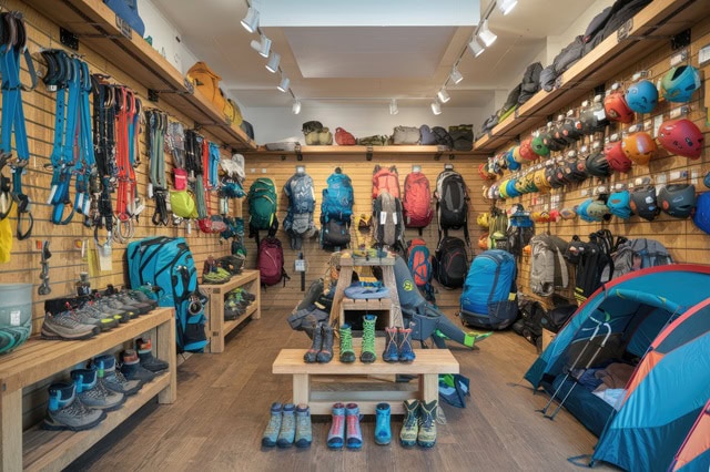 登山用品店イメージ