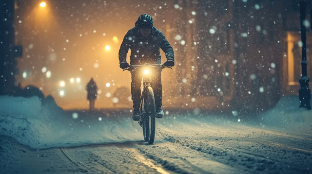夜間サイクリング