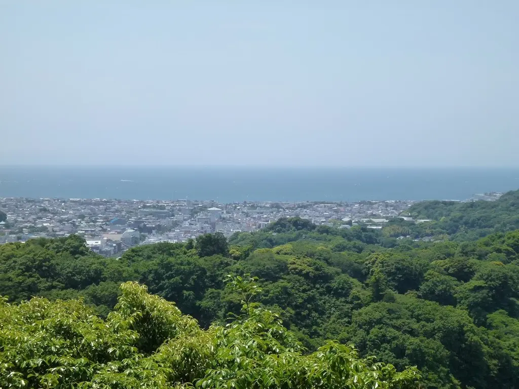 鎌倉アルプス天園ハイキングコースの尾根道