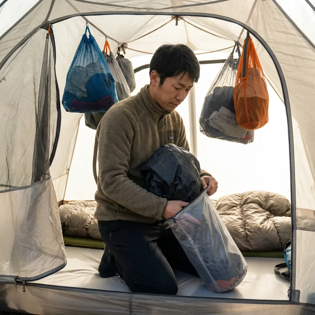 メッシュスタッフサックの活用シーン