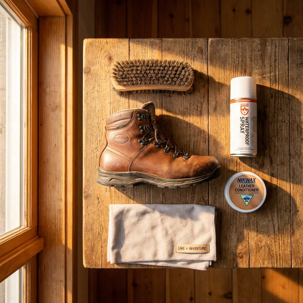 登山靴のメンテナンス