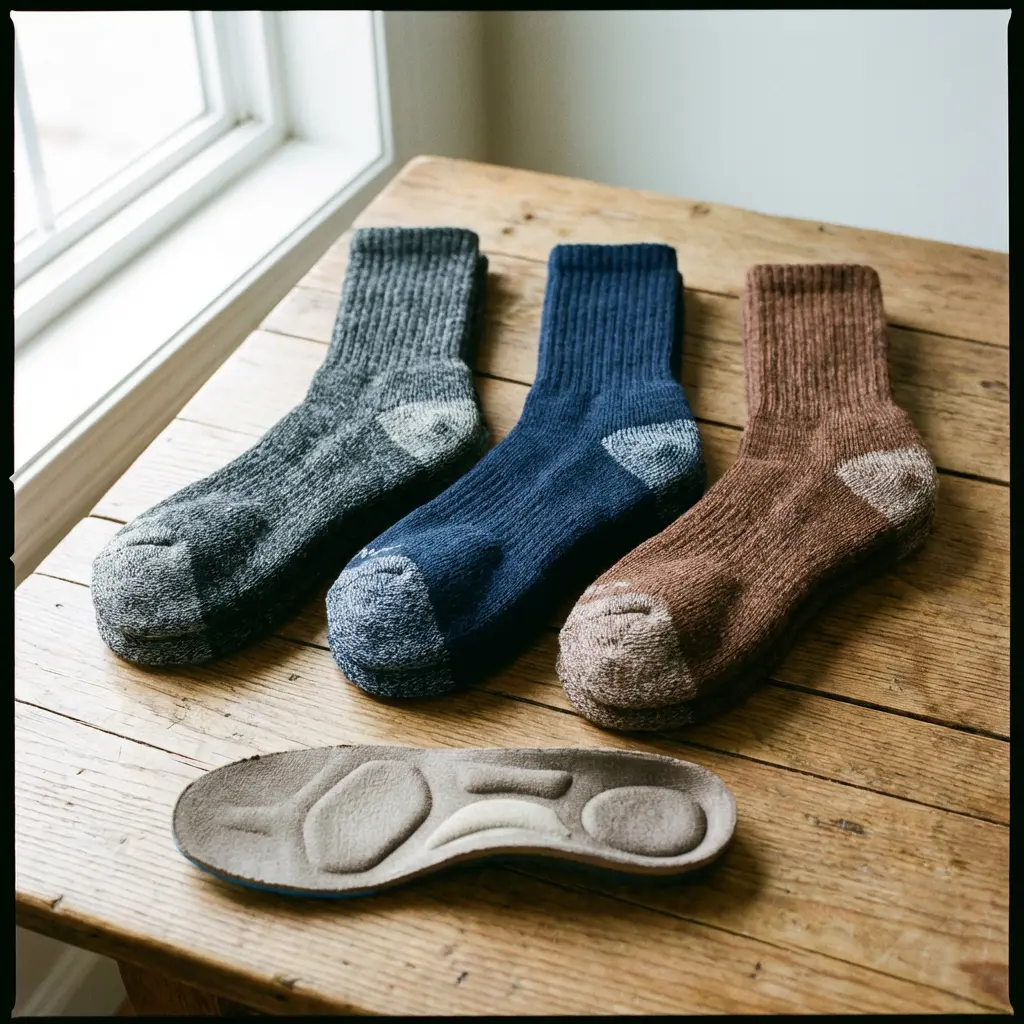 登山用の厚手靴下