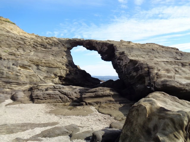 城ヶ島の馬の背洞門