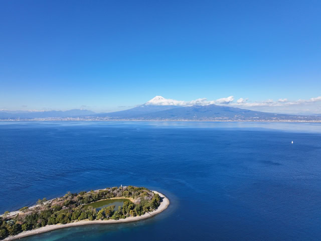 大瀬崎からの富士山
