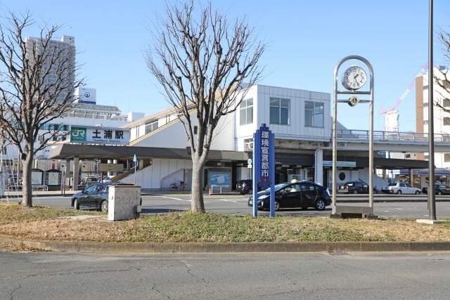 出発は土浦駅
