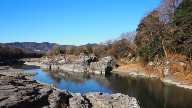 長瀞の石畳