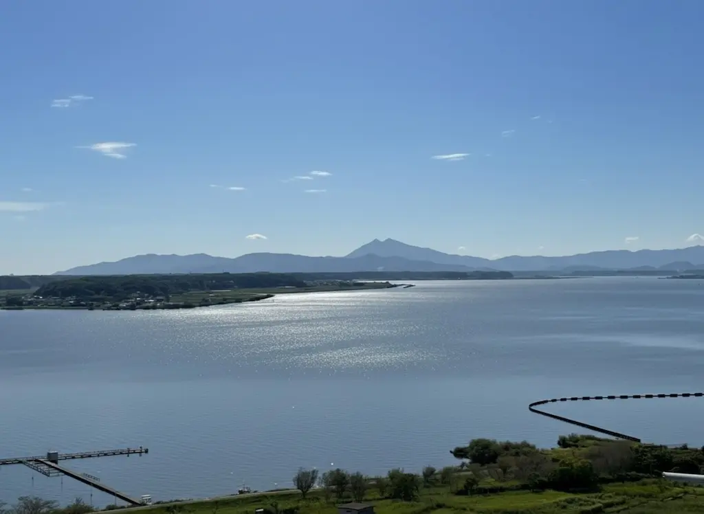 霞ヶ浦湖畔の絶景道路