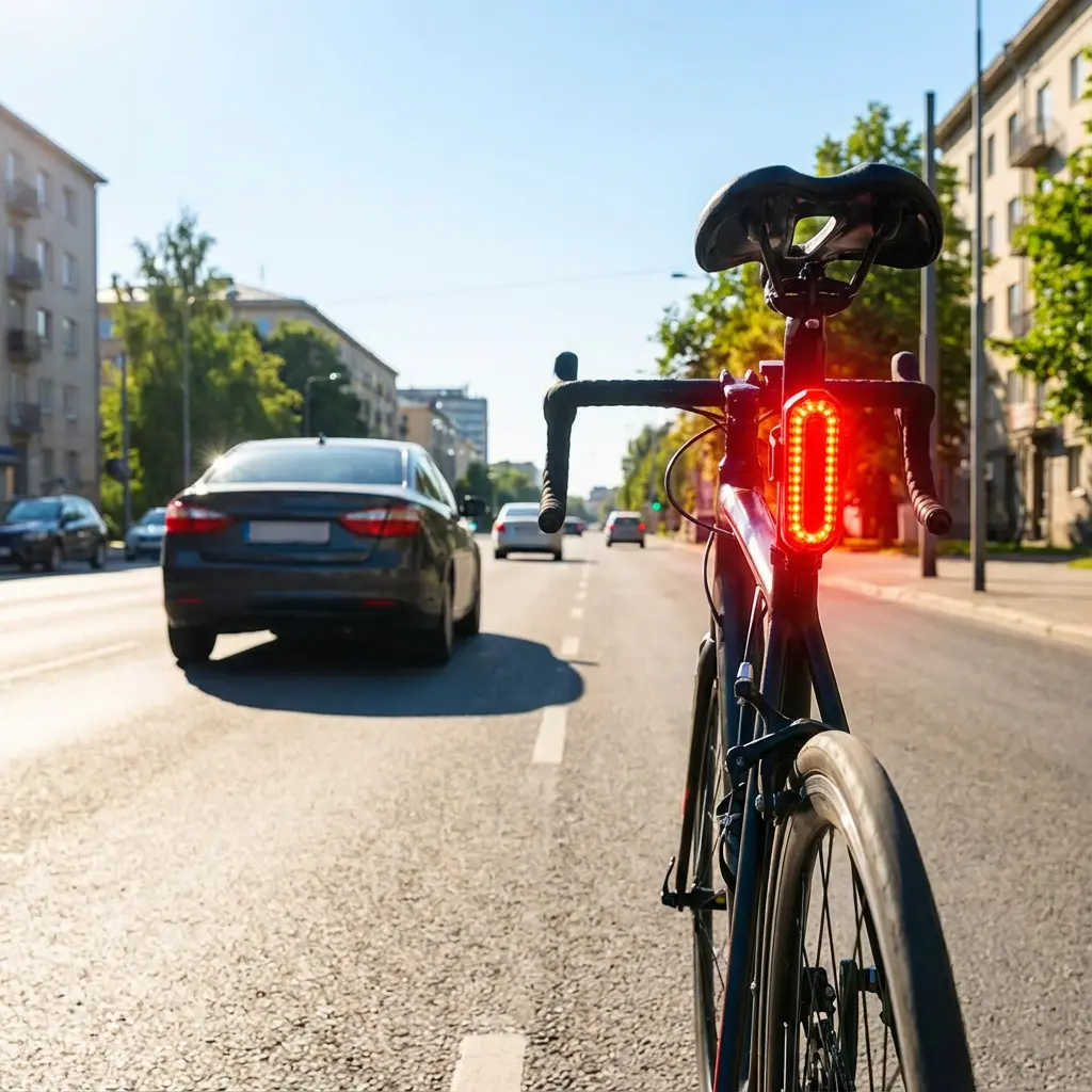 日中のリアライト使用イメージ