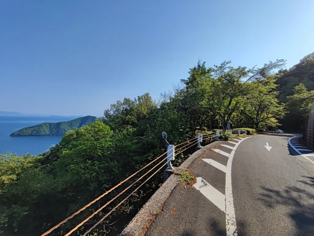 奥琵琶湖パークウェイの景色