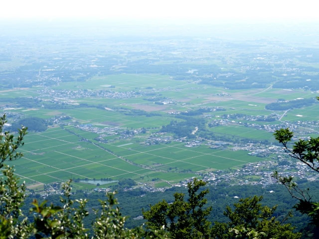筑波山からの田園風景