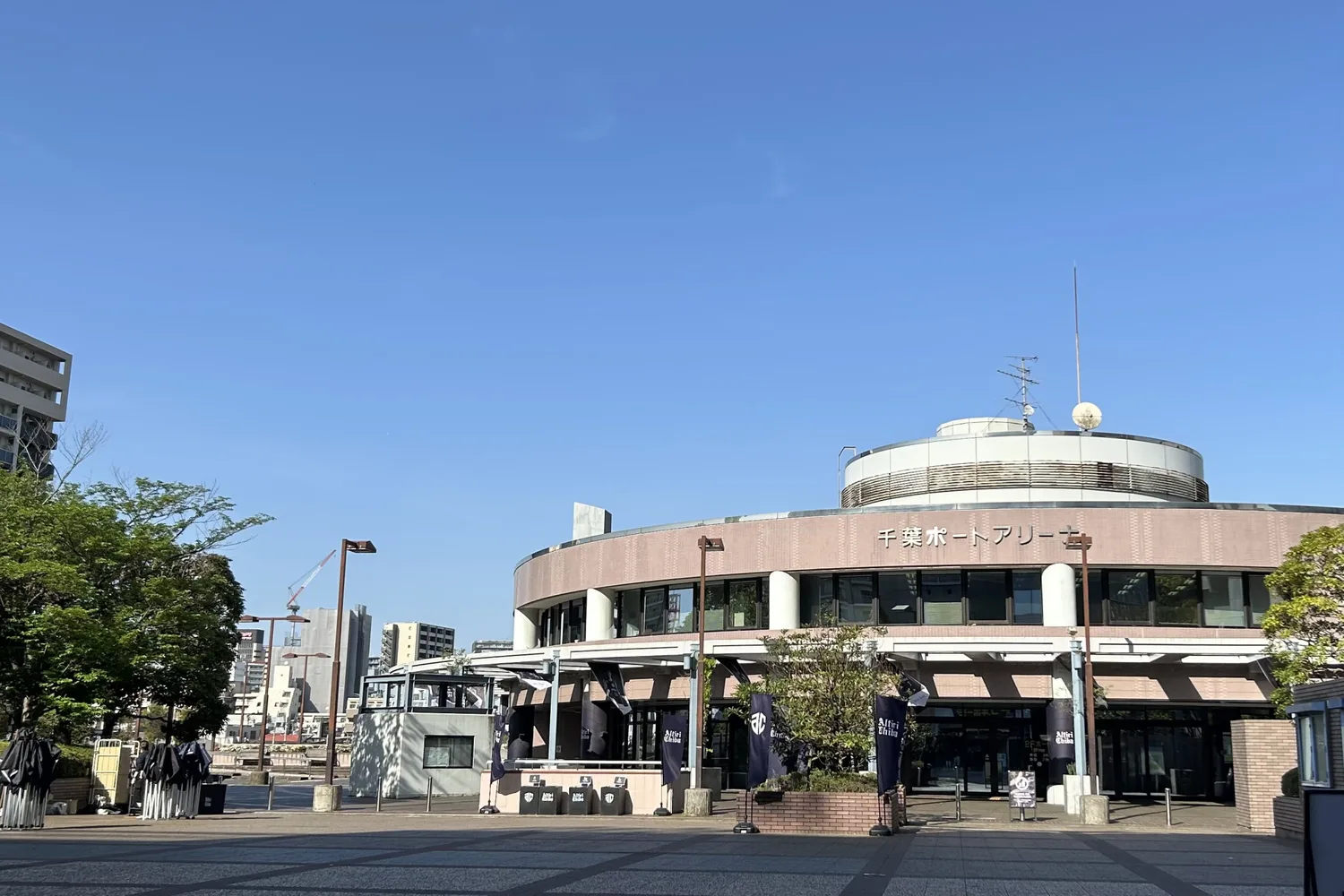 千葉ポートアリーナ付近の市街地