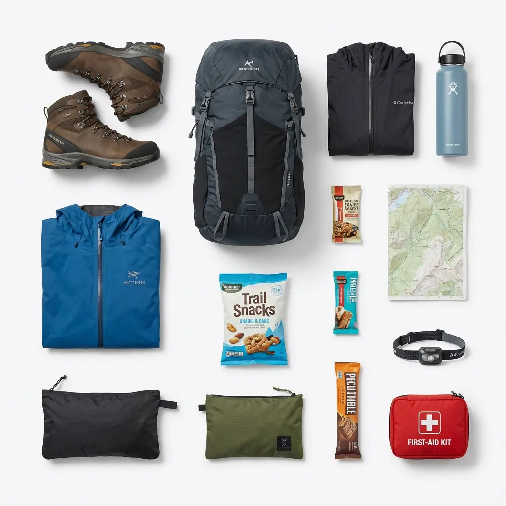 低山トレッキングの基本装備