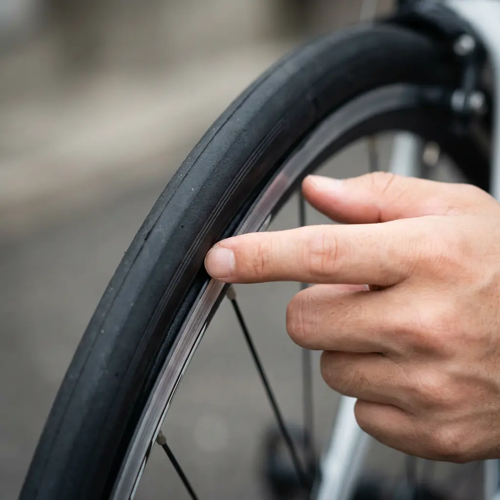 チューブ噛み込みの最終チェック