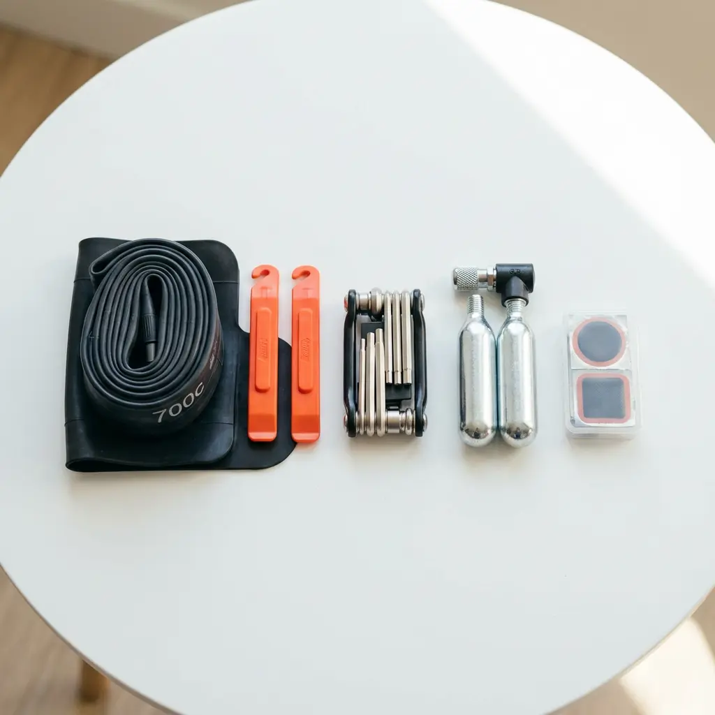 パンク修理キット内容物一覧