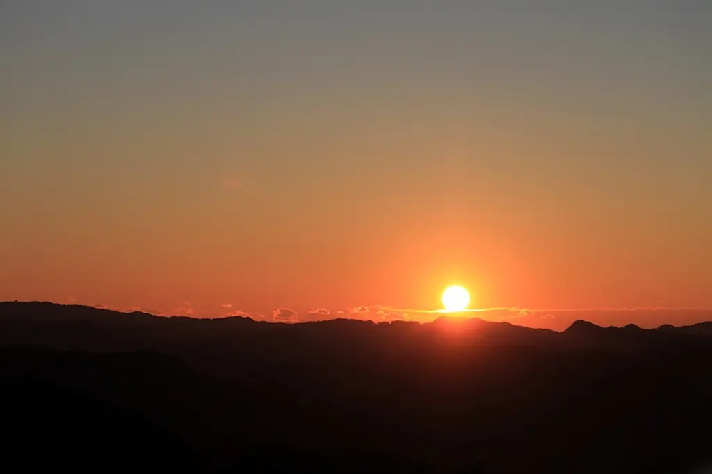 鋸山山頂からのご来光