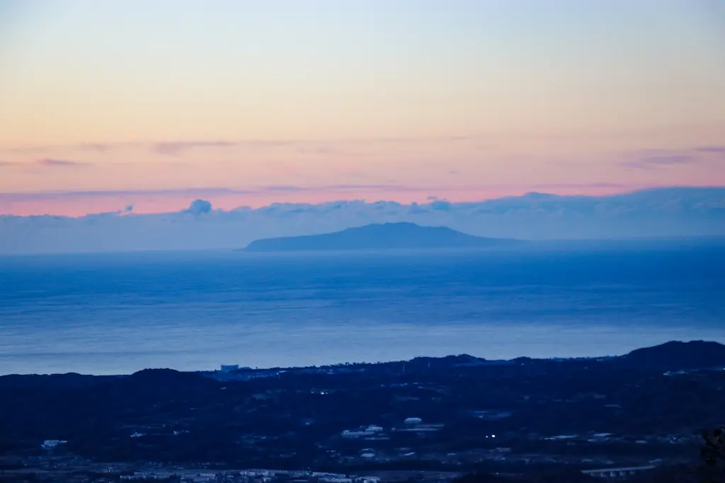 大山阿夫利神社からのご来光
