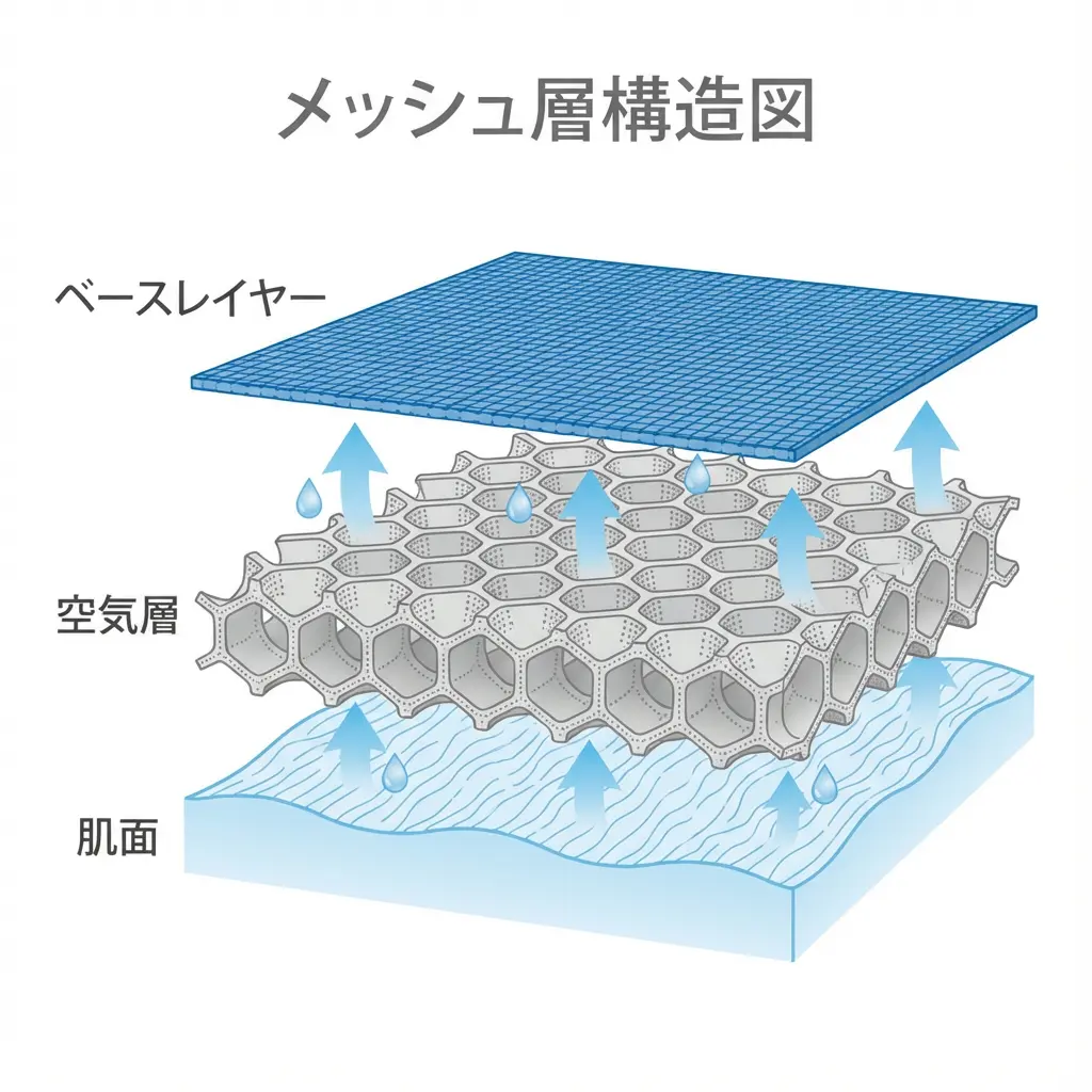 ドライナミックメッシュの立体構造