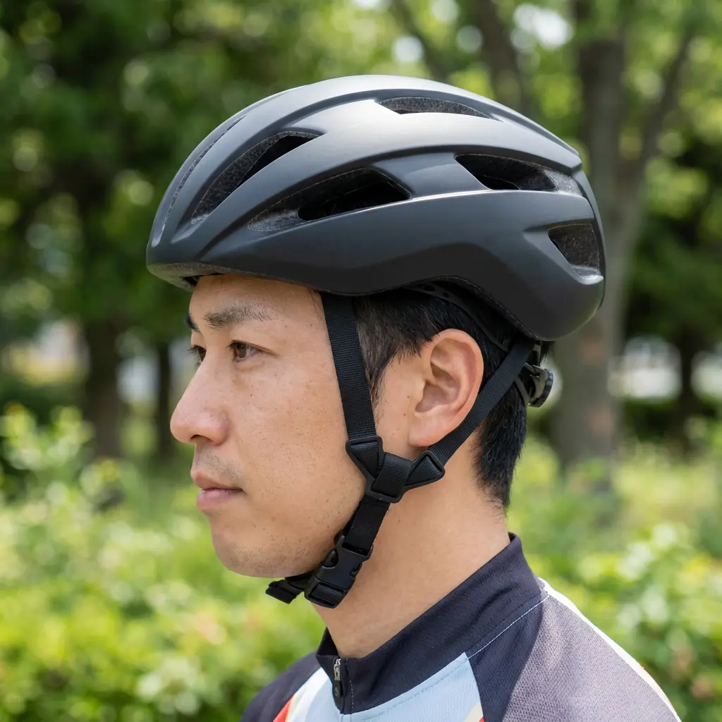 ヘルメットの正しい装着方法