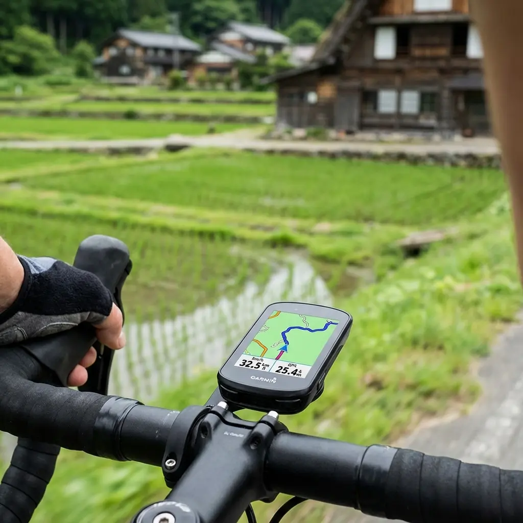 GPS機能搭載サイクルコンピューター