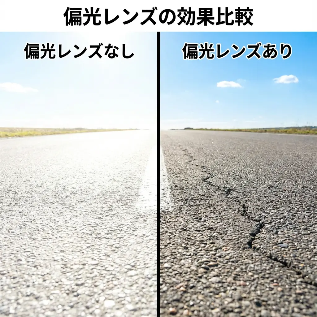 偏光レンズのサイクリングサングラス