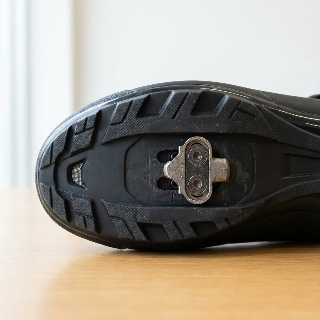 SPDシューズとクリートの構造