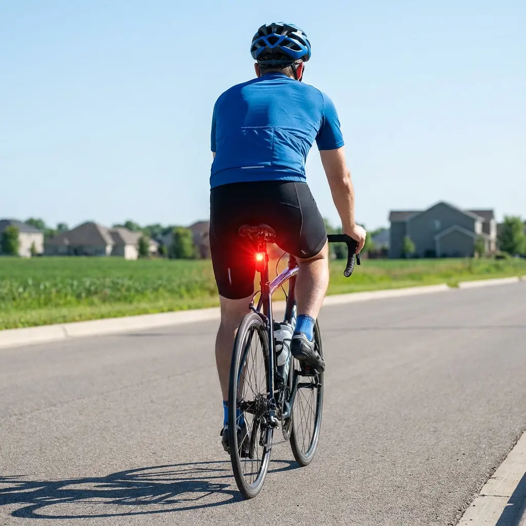 昼間走行中のリアライト