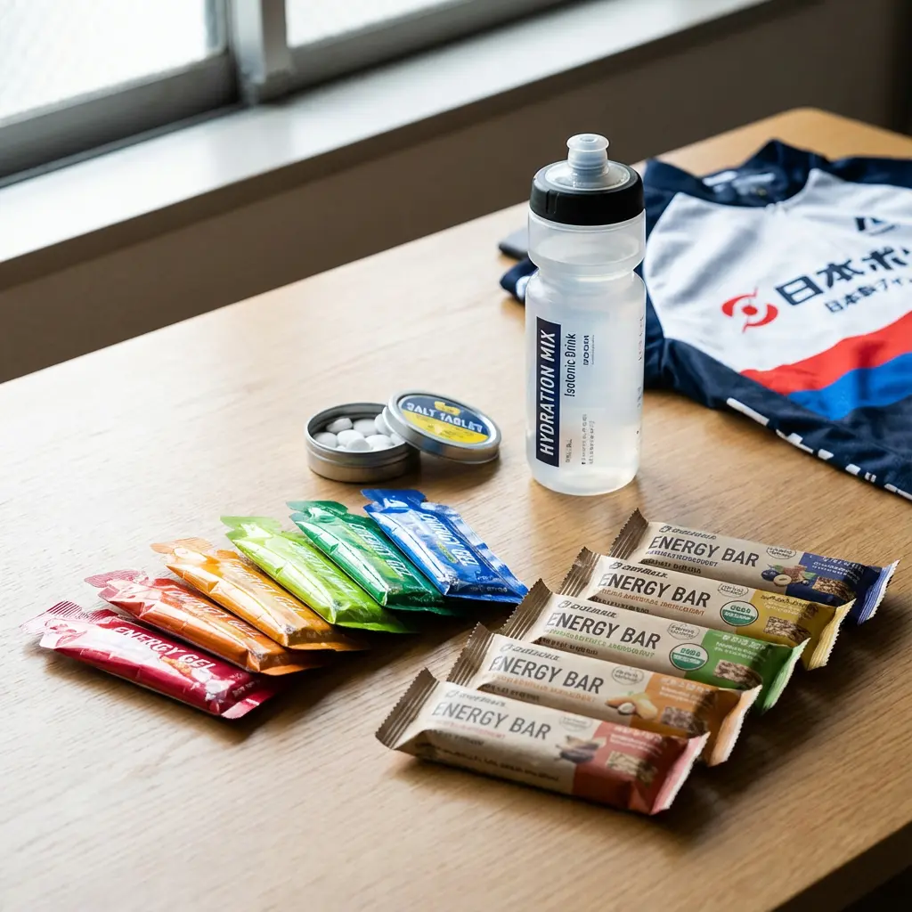 エナジージェルなどの補給食