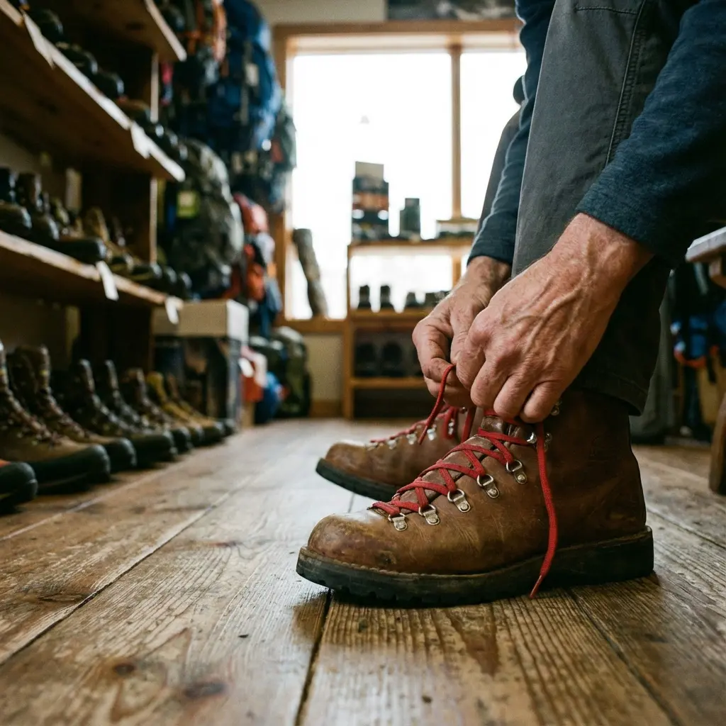 登山靴のフィッティング方法