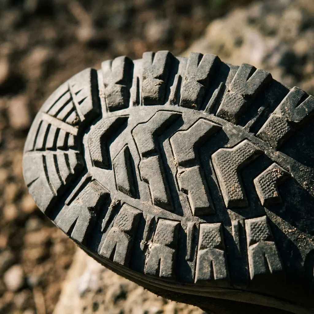 ビブラムソールのグリップパターン