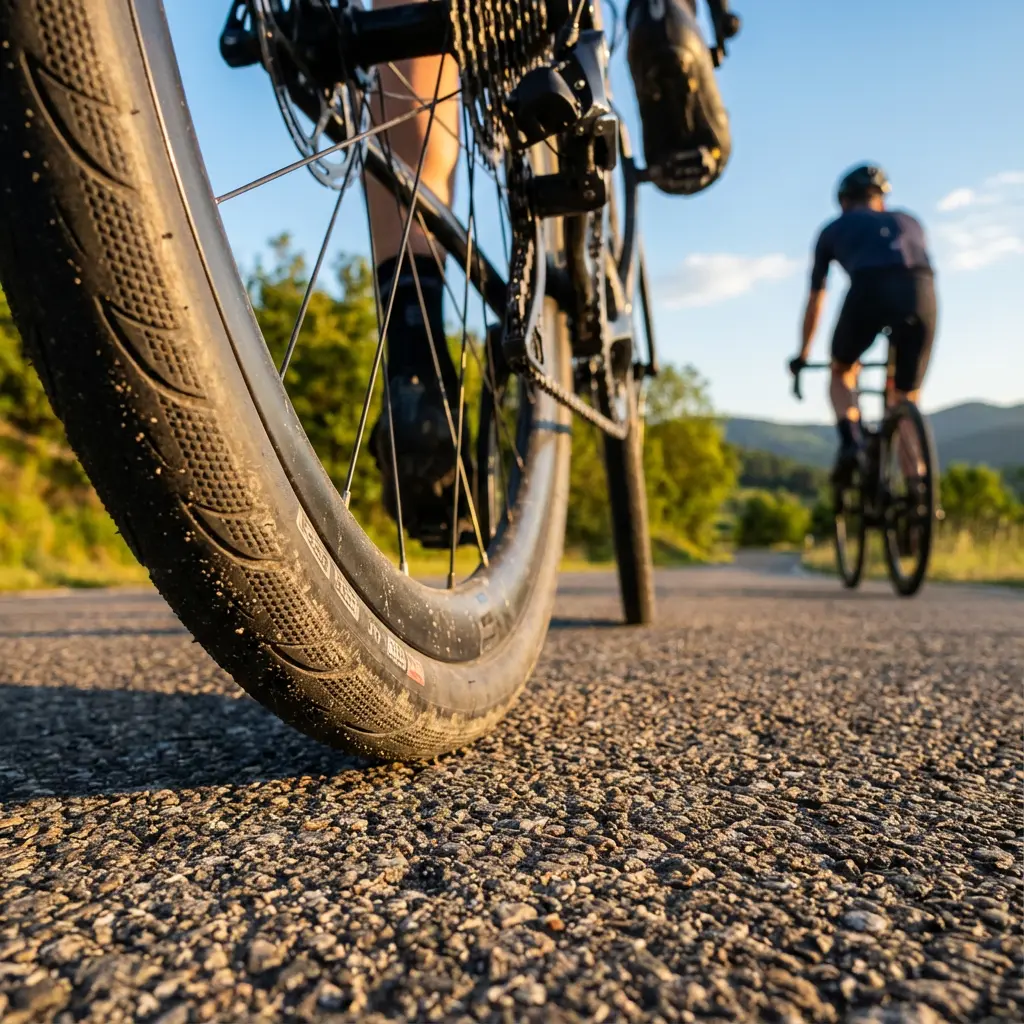 ロングライド用タイヤ装着例