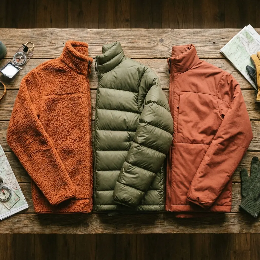 ミドルレイヤーの種類