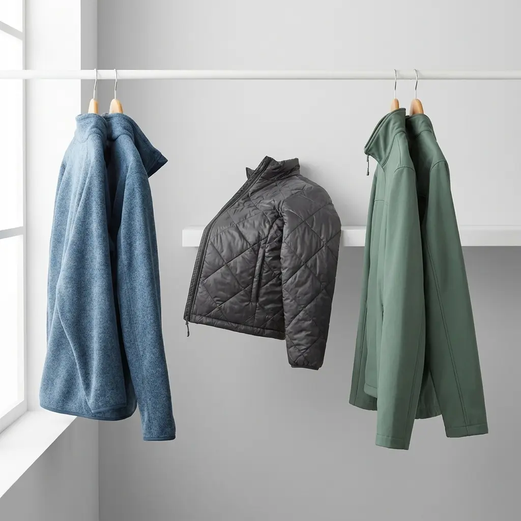 登山用ミドルレイヤーの種類