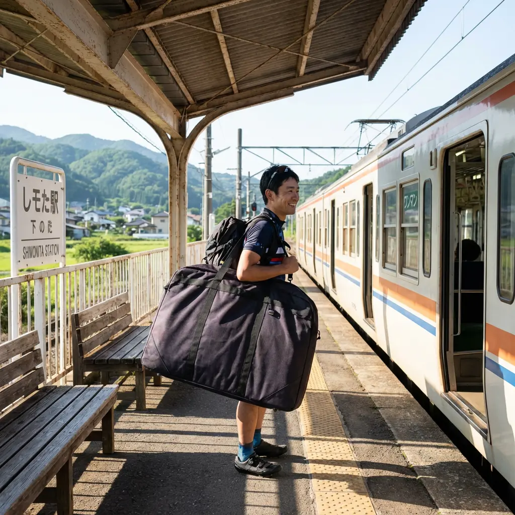輪行で新しい場所へ出発