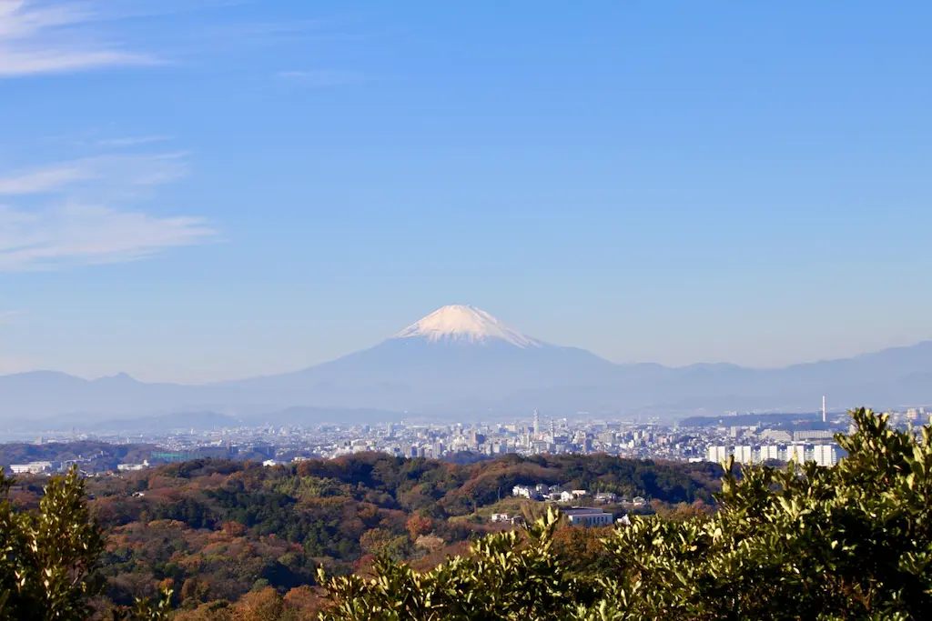 勝上巚展望台からの相模湾眺望