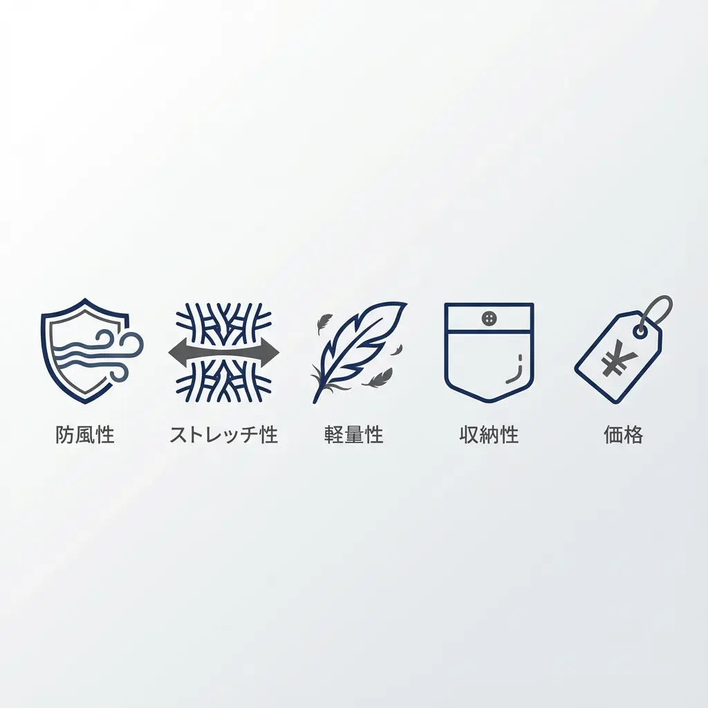 ジレ選びの5つのポイント