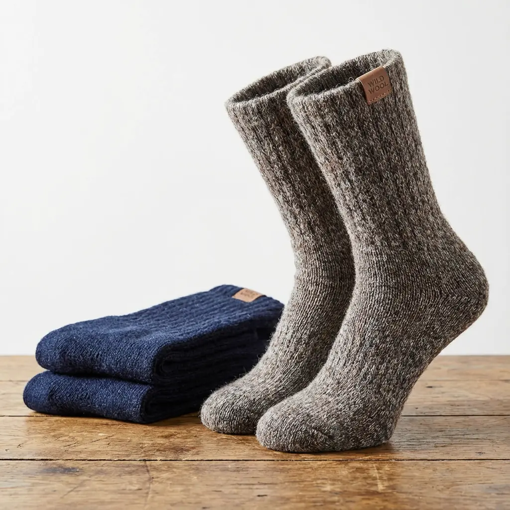 メリノウール登山用靴下