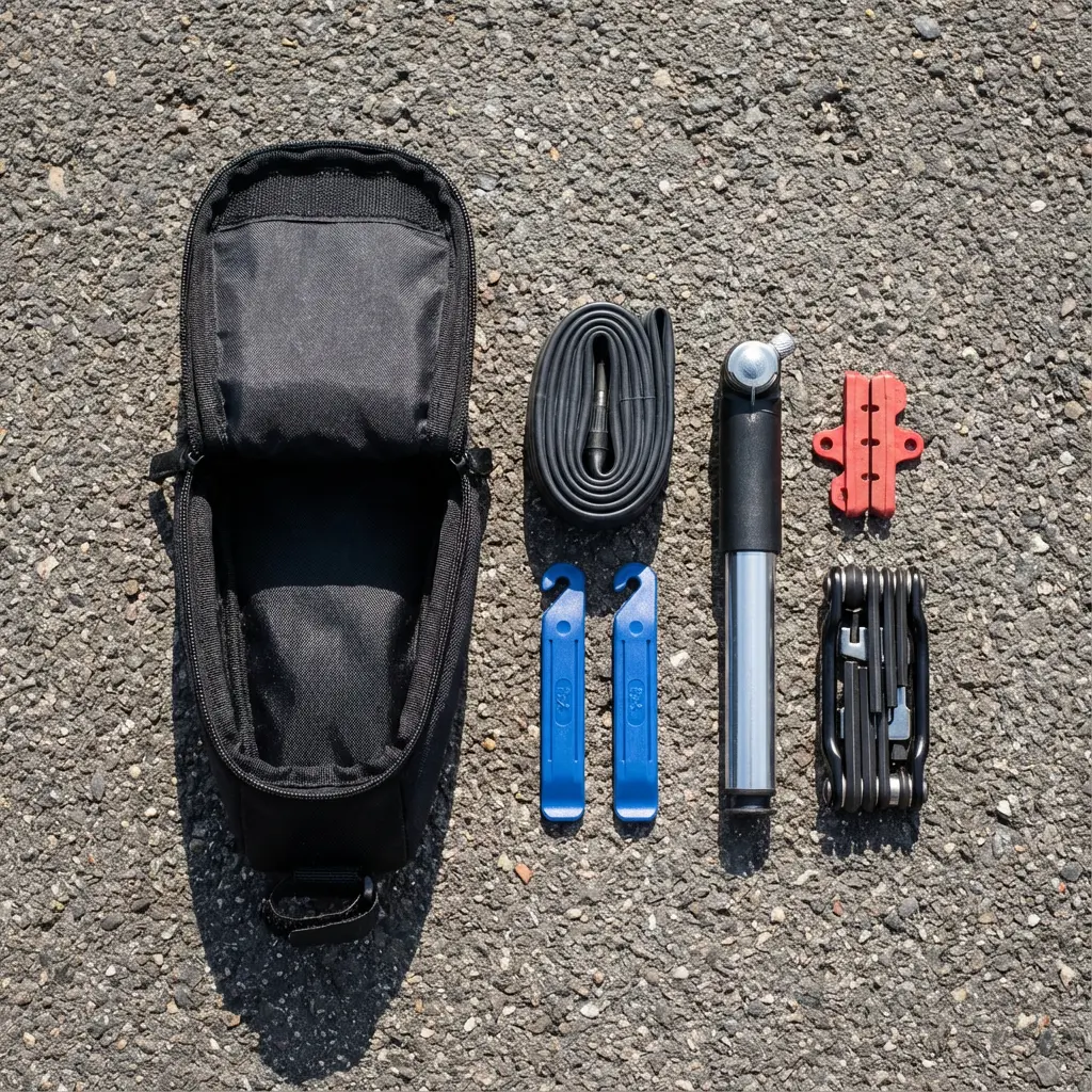 サドルバッグと携帯工具