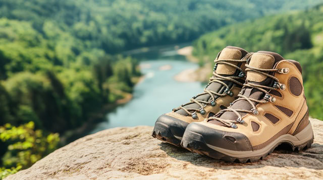 キレイな登山靴イメージ