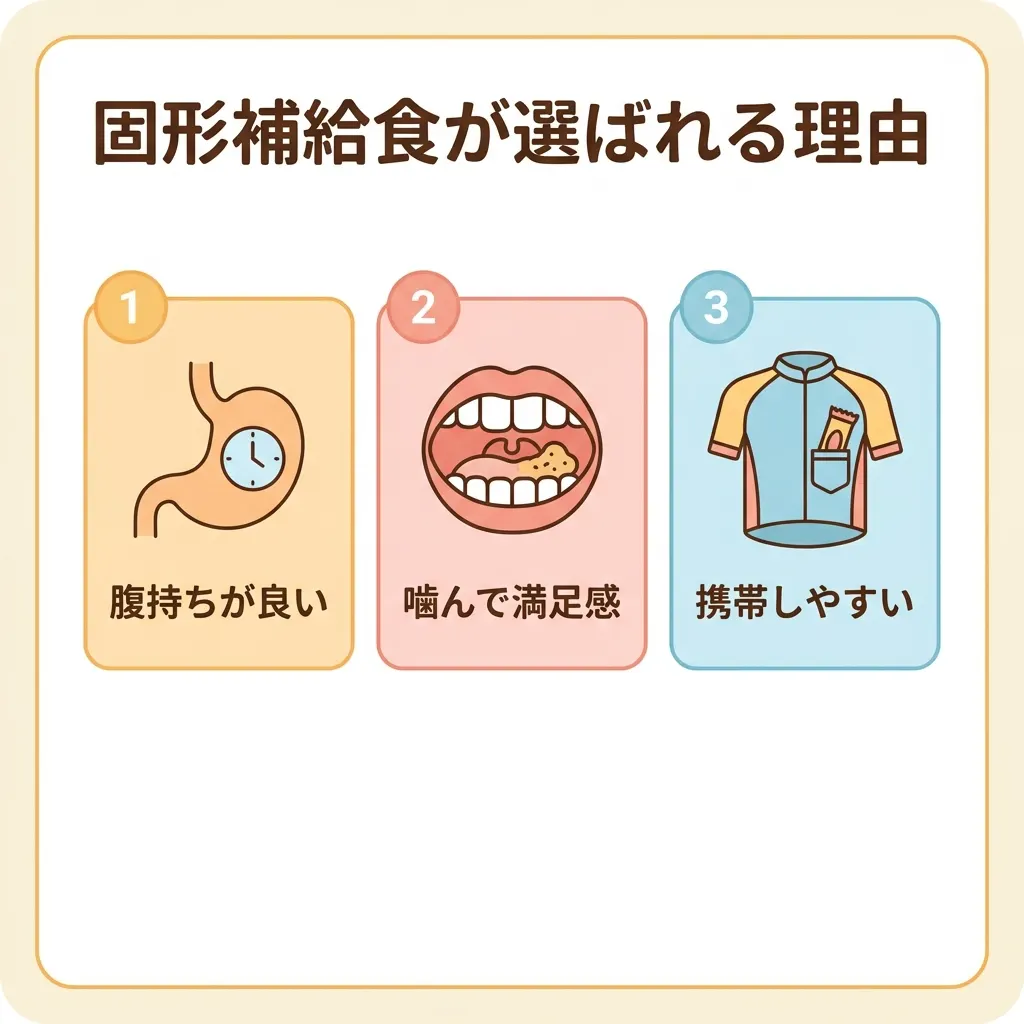 腹持ち・噛む満足感・携帯性が選ばれる理由
