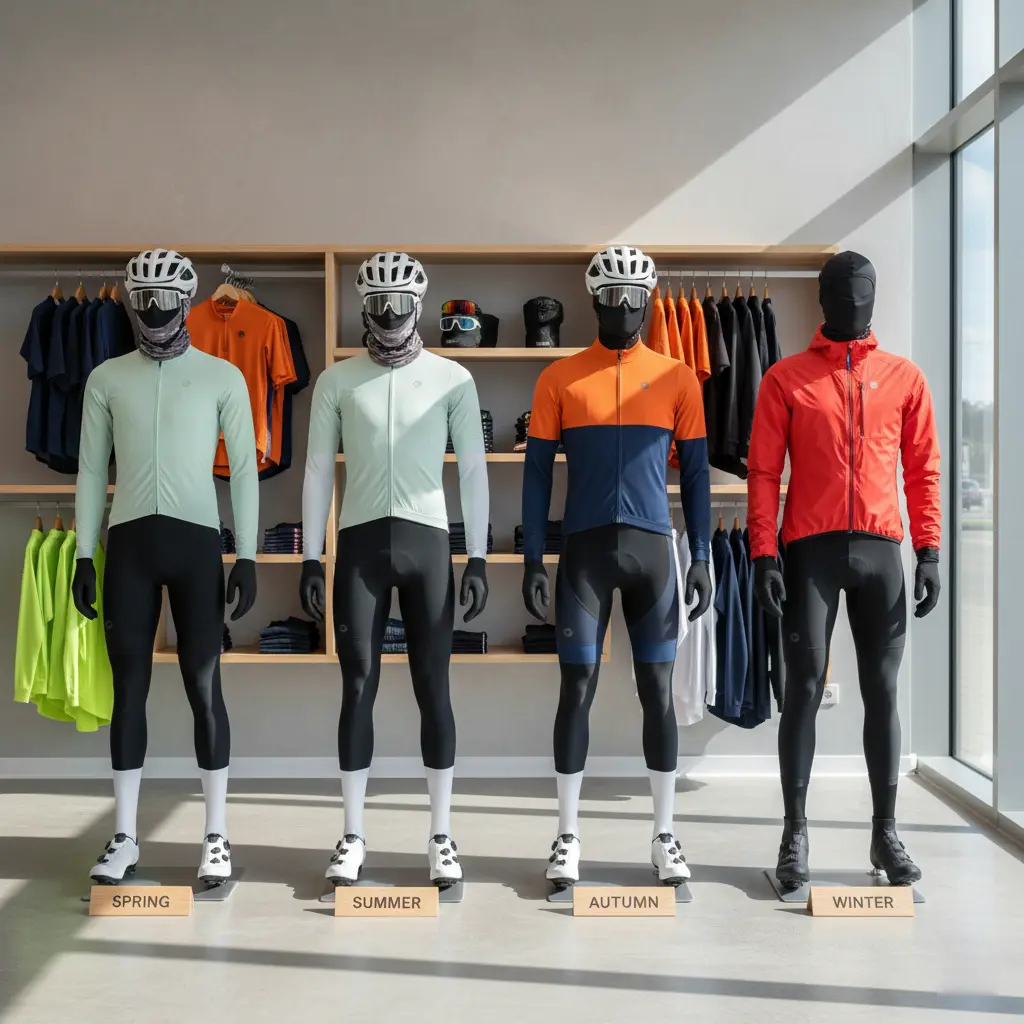 サイクリング 季節別ウェアの選び方｜春夏秋冬完全ガイド