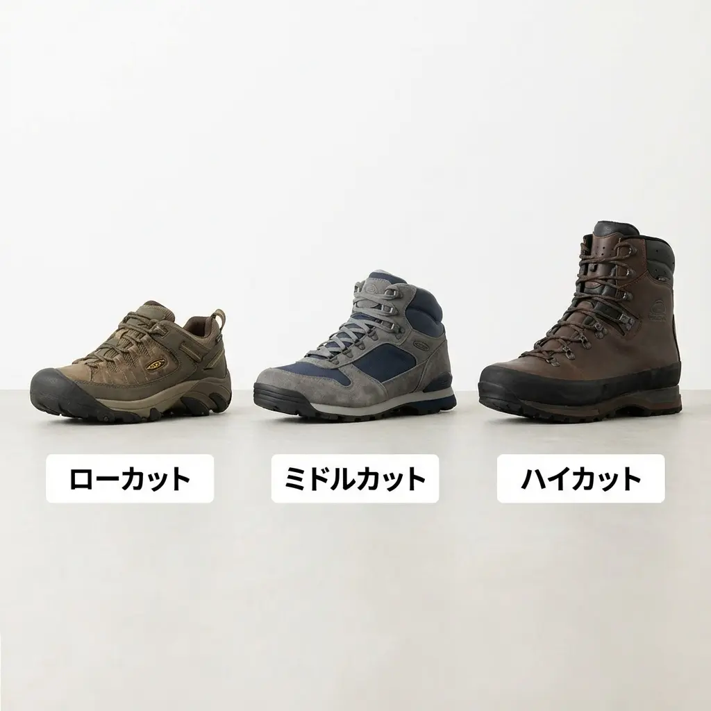登山靴の種類比較