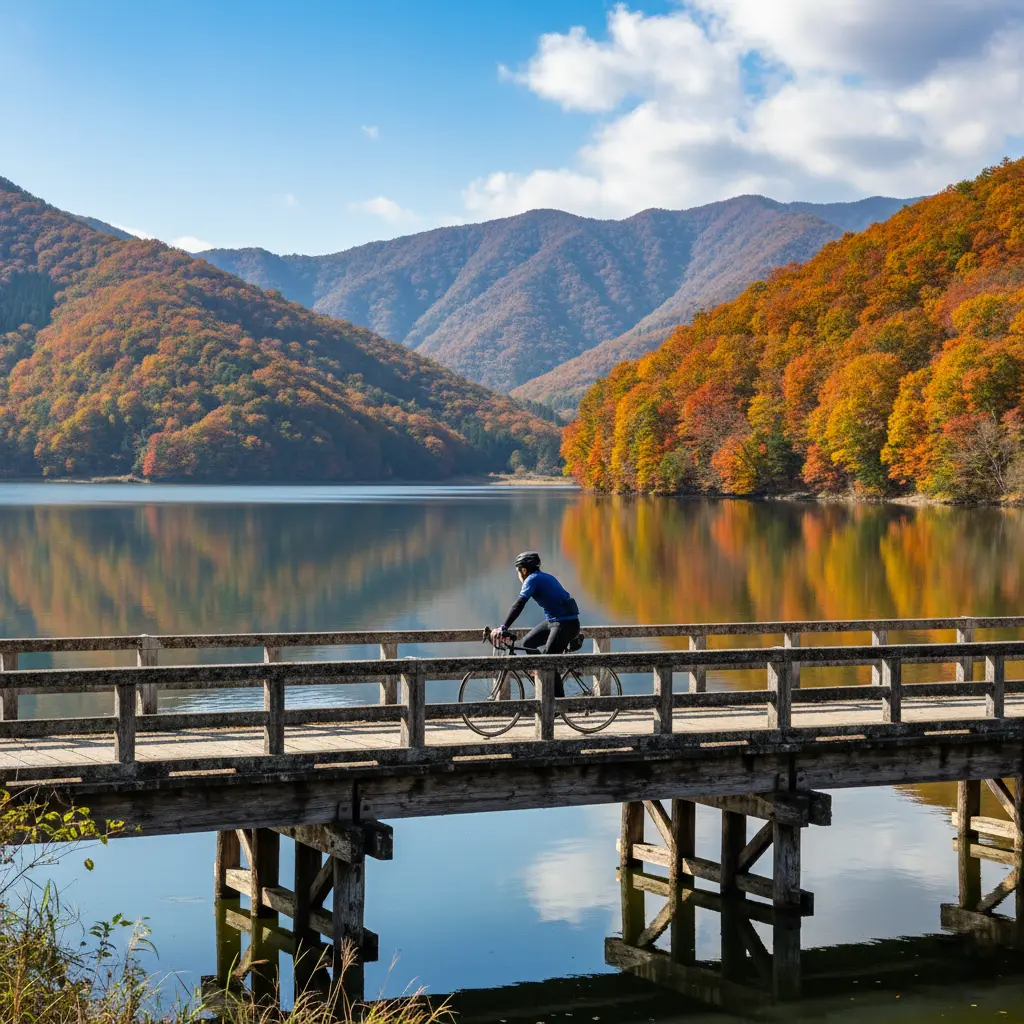 房総湖沼エリア｜亀山湖・笹川湖の湖畔ライド【上総亀山駅発着38.3km】