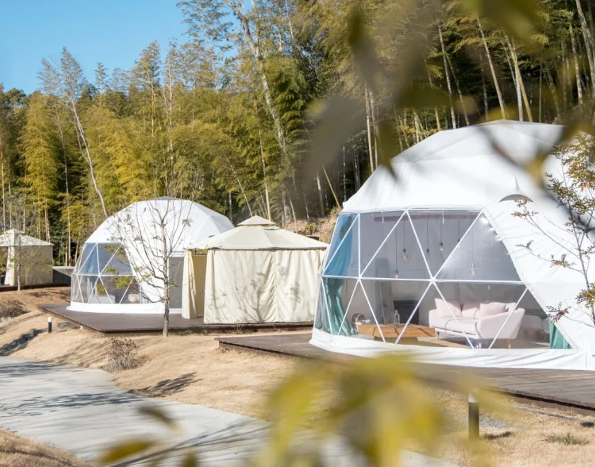 BAMBOO RESORT MIHAMA 繋の竹林に囲まれたグランピング