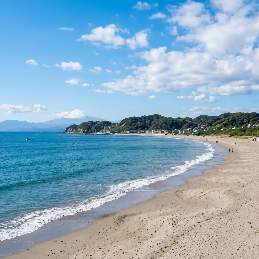 三浦海岸の美しい海岸線