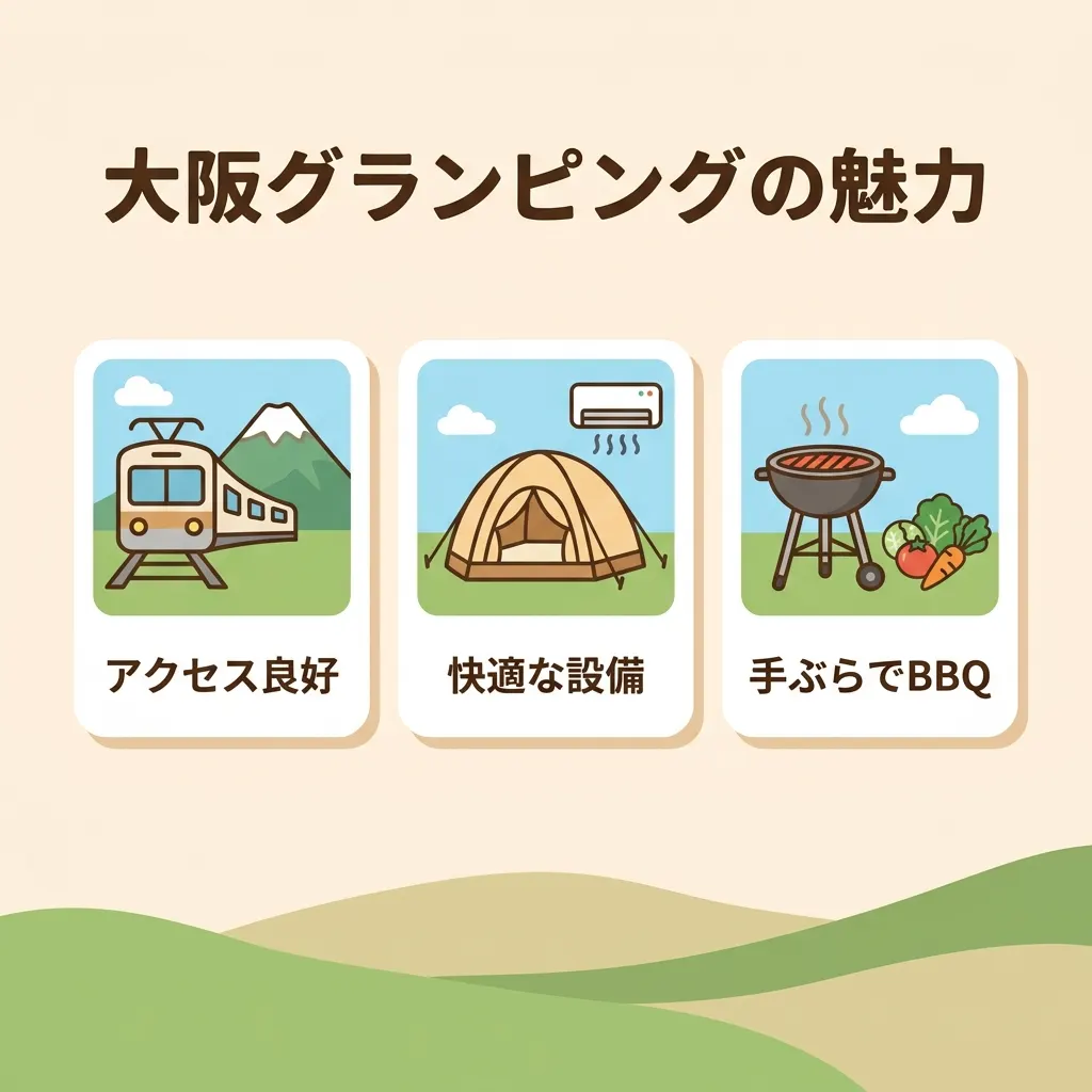 アクセス・設備・手ぶらBBQ、大阪グランピングが人気の3つの理由を整理