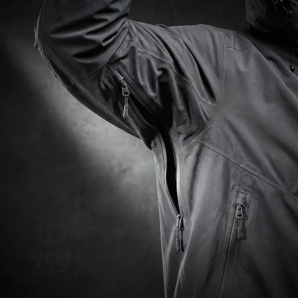 高機能レインウェアの透湿性能