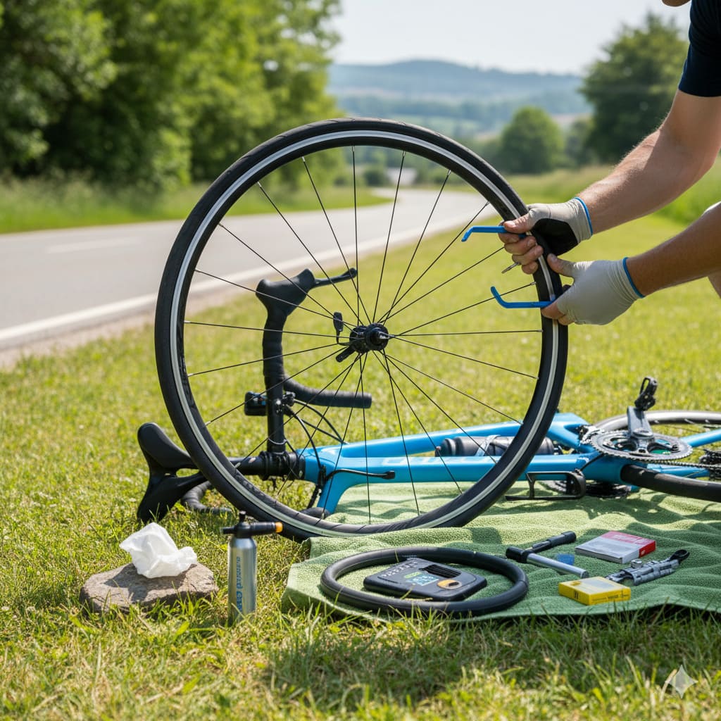 ロードバイクのパンク修理ガイド｜初心者でも安心！チューブ交換の全手順とコツを徹底解説
