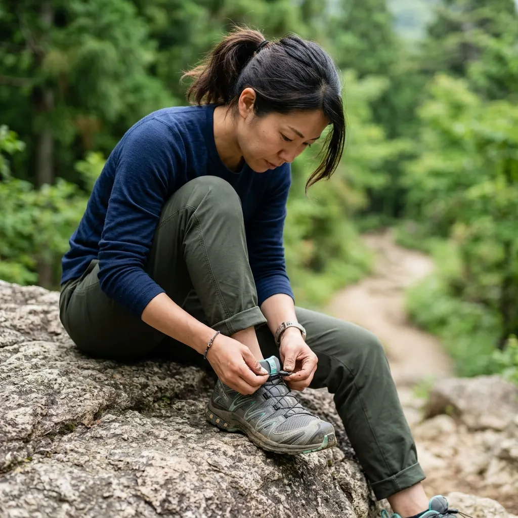 登山靴のフィッティング調整