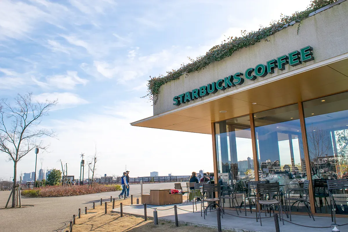 スターバックス二子玉川公園店の外観
