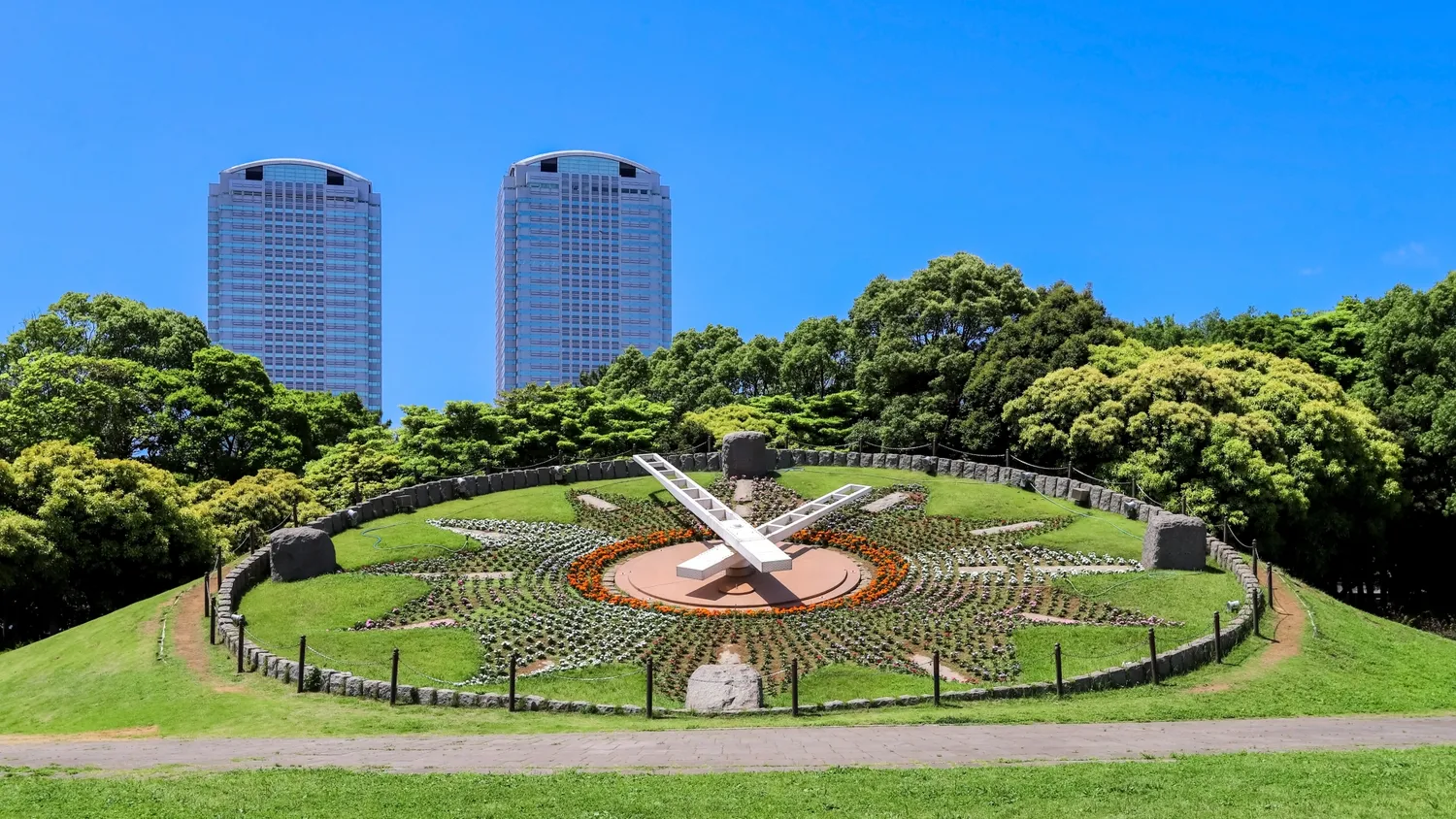 幕張海浜公園の花時計